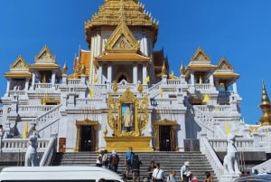 Bangkok: Tour di mezza giornata guidato della città con i templi
