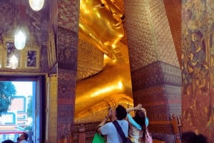 Bangkok: Tour di mezza giornata guidato della città con i templi