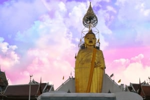 Bangkok: Tour di mezza giornata guidato della città con i templi
