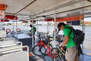 Bangkok: Tour gastronómico de medio día en bicicleta con almuerzo