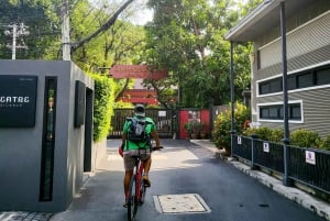 Bangkok: Halvdagstur med cykel och lunch om lokala liv och mat