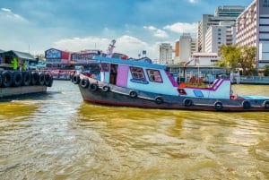 Bangkok: Passeio de bicicleta de meio dia pelas vidas locais e gastronomia com almoço