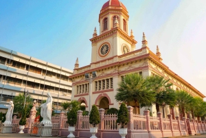 Bangkok: Passeio de bicicleta de meio dia pelas vidas locais e gastronomia com almoço