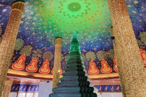 Bangkok: Passeio de bicicleta de meio dia pelas vidas locais e gastronomia com almoço