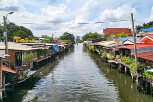 Bangkok: Passeio de bicicleta de meio dia pelas vidas locais e gastronomia com almoço