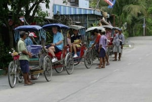 Tour nella giungla di Bangkok in Tuk-Tuk, motoscafo a coda lunga e risciò