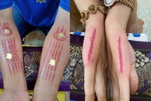 Bangkok : Guide du tatouage thaïlandais à la main au Wat Bang Phra