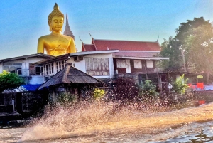 Bangkok: hoogtepunten tuk-tuk, kanaaltour, culinaire tour & Wat Arun