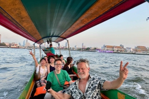 Bangkok: hoogtepunten tuk-tuk, kanaaltour, culinaire tour & Wat Arun