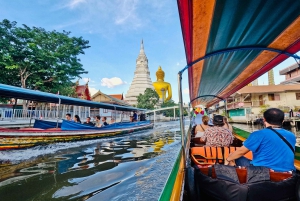 Bangkok: hoogtepunten tuk-tuk, kanaaltour, culinaire tour & Wat Arun