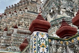 Bangkok: Highlights Tour mit Verkostung & Sonnenuntergang im Wat Arun