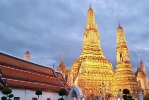 Bangkok: Tour dos destaques com degustação e pôr do sol em Wat Arun