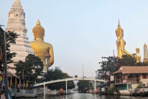 Bangkok : Participez à une excursion en bateau à longue queue sur les canaux