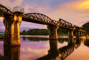 Bangkok: Kanchanaburi, brug over de Kwai, Hellfire Pass-tour