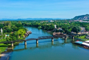 Bangkok: Kanchanaburi, brug over de Kwai, Hellfire Pass-tour