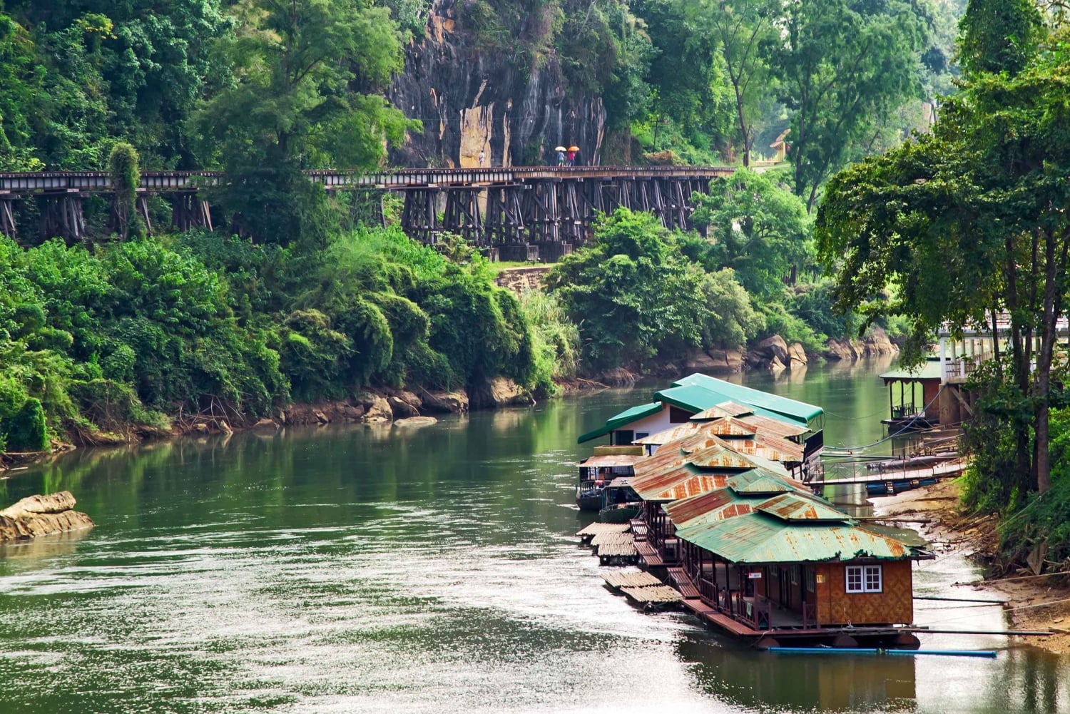 Bangkok: Kanchanaburi, River Kwai & Dodenspoorweg Tour