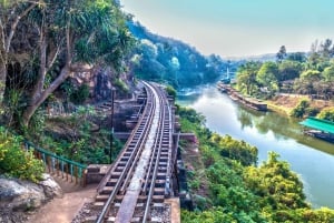 Bangkok: Kanchanaburi, Kwai-elven og Death Railway-tur