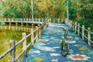 Bangkok: Cykeltur till marknaden i Khlong Toei och ön Bang Krachao