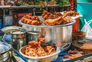 Bangkok: Mercado de Khlong Toei y Excursión en Bicicleta por la Isla de Bang Krachao