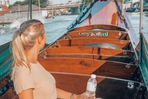 Passeio de barco pela lendária cauda longa de Bangkok