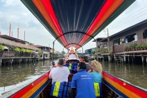 Bangkokissa: Bangkok: Longtail Boat Canal Cruise