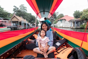 Bangkok: Long-tail bådtur med tempelbesøg