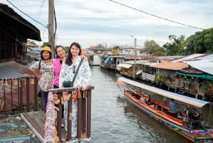 Бангкок: водная прогулка на длиннохвостой лодке и посещение храма