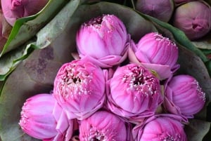 Bangkok: Lotus Fields, Orchid Farm, and Flower Market Tour