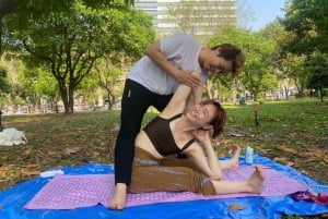 Bangkok: Yogaupplevelse i Lumpini Park