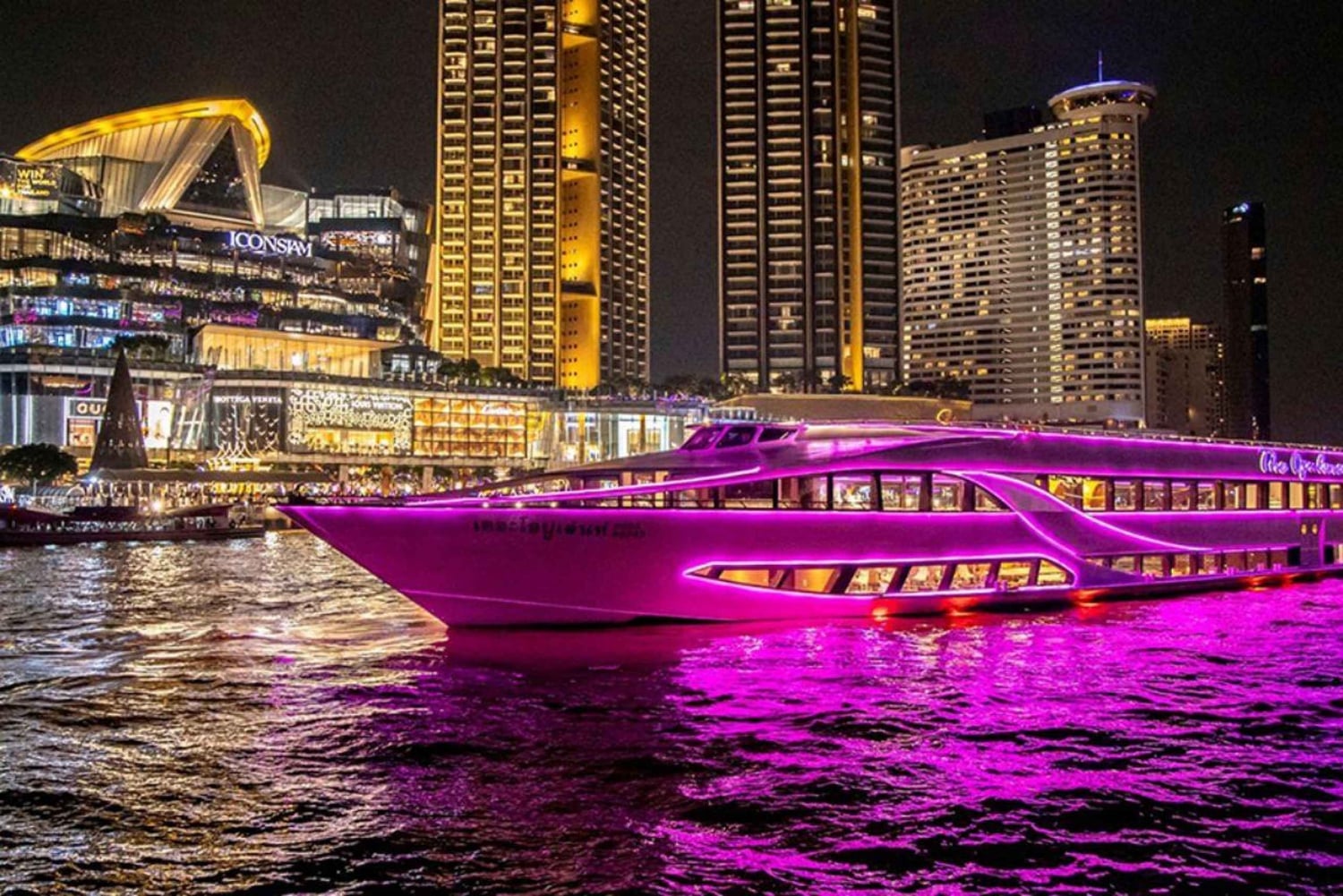 Bangkok: Cruzeiro de luxo com jantar no rio Chao Phraya