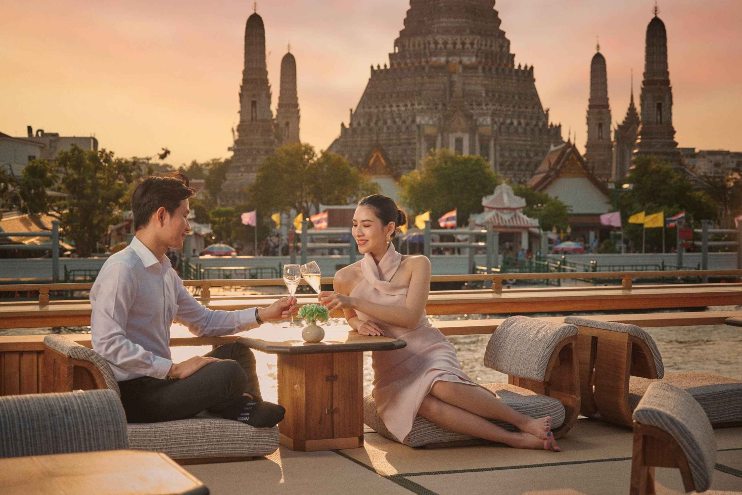Bangkok: Okura Cruise - luxe Japanse dinerrondvaart