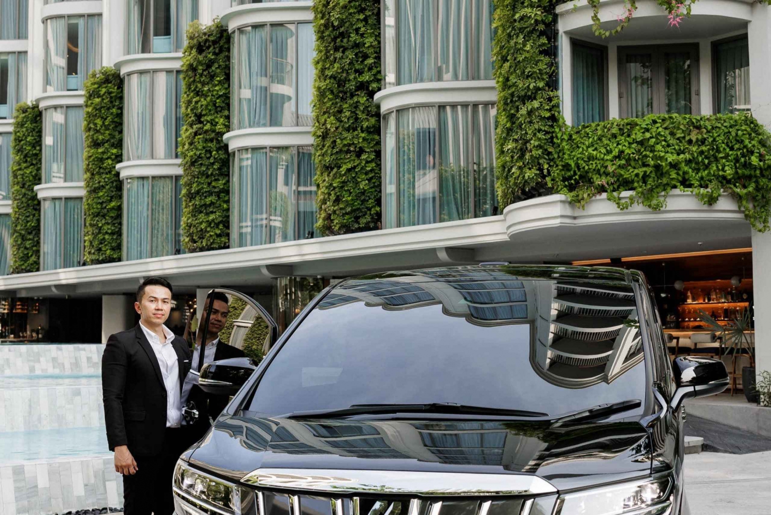 Bangkok Luxury Van Chauffeur : Private Alphard Ride 10 hours