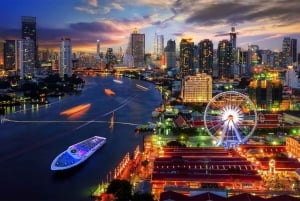 Bangkok: Luxury White Dinner Cruise with Live Entertainment