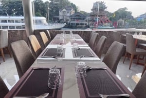 Bangkok: Rejs Luxury White o zachodzie słońca lub rejs z kolacją i piwem