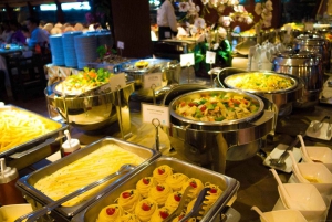 バンコク：ラグジュアリーホワイト サンセットまたはディナークルーズ（ビール付き）