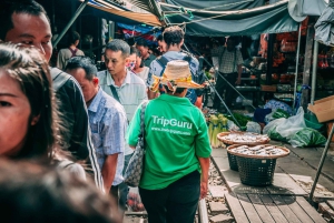 Vanuit Bangkok: Maeklong Spoorweg en Drijvende Markt Dagtour