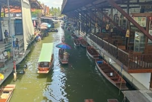 Bangkok: Maeklong Railway & Damnoen Saduak flytende markeder