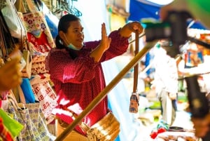 Bangkok : Marché ferroviaire de Maeklong et marché flottant d'Amphawa