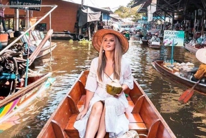 Bangkok: Damnoen Saduak Maeklong&Salt Field Coffee Shop Tour