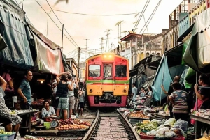 Bangkok: Damnoen Saduak Maeklong&Salt Field Coffee Shop Tour