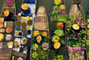 Bangkok: Damnoen Saduak Maeklong&Salt Field Coffee Shop Tour