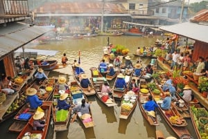 Bangkok: Maeklong Train Market & Amphawa Floating Market