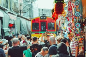 Bangkok: Maeklong Trein Markt & Drijvende Markt Dagtour