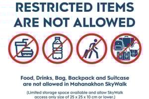 Bangkok: Indgangsbillet til Mahanakhon SkyWalk Observation Deck