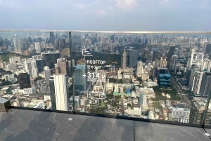 Bangkok: Ticket para el atardecer en el Skywalk de Mahanakhon con foto