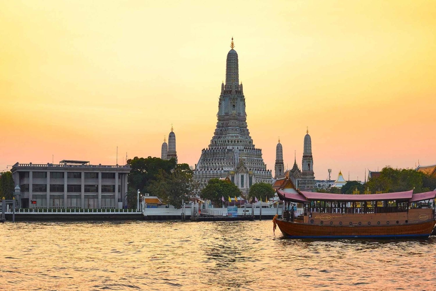 Bangkok: Manohra Cruise Thai Dinner auf dem Chao Phraya River