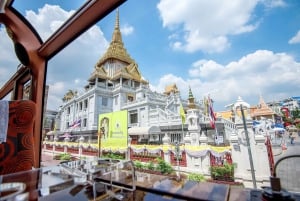 Bangkok: Michelin Food & 20 vartegn med dobbeltdækker-tur