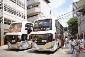 Bangkok: Michelin Food & 20 vartegn med dobbeltdækker-tur
