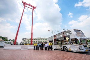 Bangkok: Michelin Food & 20 Landmarks Double-Decker Tour