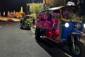 Visite nocturne culinaire en tuk-tuk à Bangkok